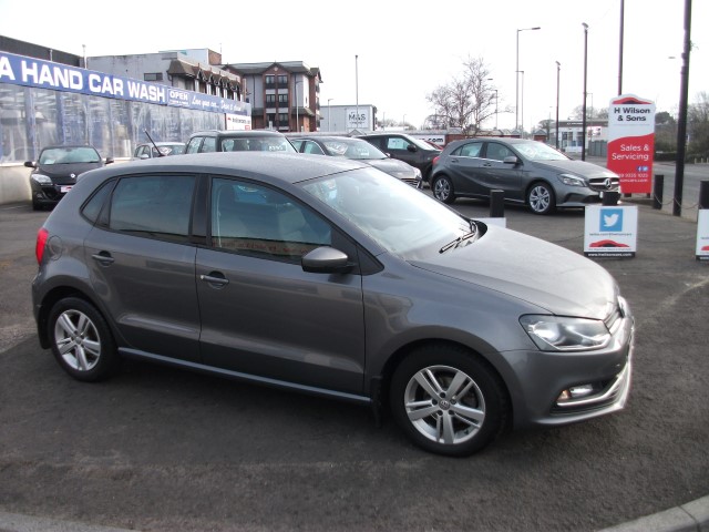 Volkswagen POLO MATCH EDITION 1.2TSI- LOW MILES u0026 HIGH SPEC for sale at H  Wilson Cars Northern Ireland